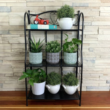 Load image into Gallery viewer, Verrett Rectangular Multi-Tiered Plant Stand
