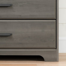 Load image into Gallery viewer, 27.75&#39;&#39; H x 17.50&#39;&#39; D Gray Maple Versa 3 Drawer Nightstand
