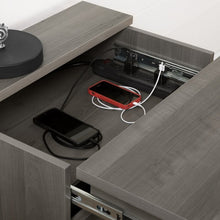 Load image into Gallery viewer, 27.75&#39;&#39; H x 17.50&#39;&#39; D Gray Maple Versa 3 Drawer Nightstand
