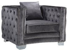 Load image into Gallery viewer, Veun 42&#39;&#39; Wide Tufted Velvet Armchair 4983RR
