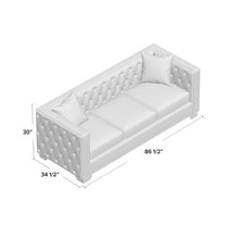 Load image into Gallery viewer, Veun 86.5&quot; Velvet  Sofa
