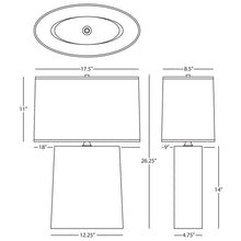 Load image into Gallery viewer, Victor Ceramic Table Lamp
