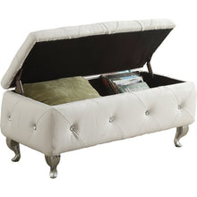 Load image into Gallery viewer, Victoria Faux Leather Flip Top Storage Bench
