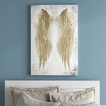 Load image into Gallery viewer, Victorino Fashion And Glam Wings Of Angel Gold - Graphic Art on Canvas, 24" H x 16" W x 1.5" D

