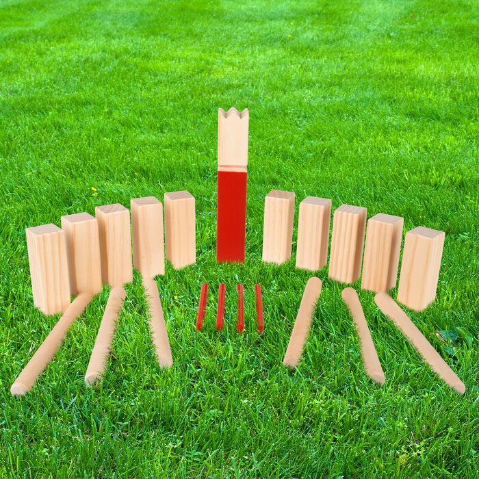 Hey Play! Viking Outdoor Lawn & Garden Chess Game #9745