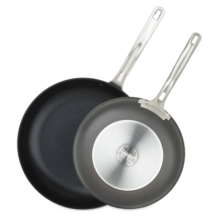 Hard Anodized Nonstick 2 Piece Fry Pan Set