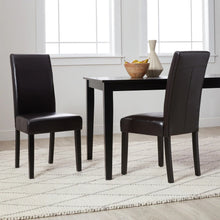 Load image into Gallery viewer, Villa Faux Leather Dining Chairs (Set of 2) - Black MRM2495
