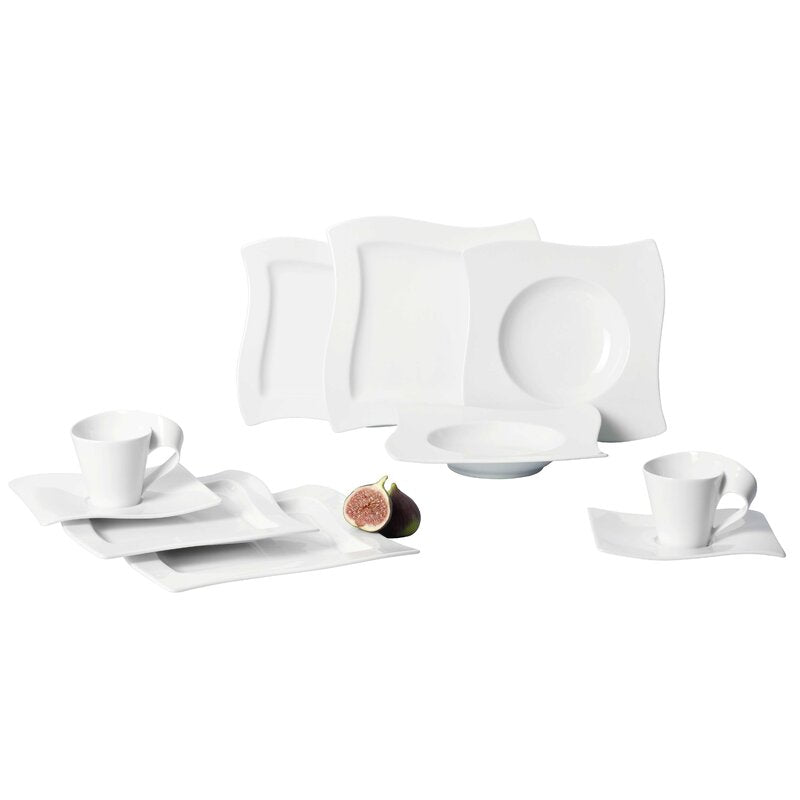 Villeroy & Boch New Wave 30 Piece Dinnerware Set, Service for 6