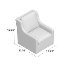 Load image into Gallery viewer, Vineland Swivel Armchair #1358HW
