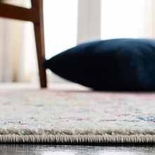 Load image into Gallery viewer, Vinnie Oriental Area Rug in Ivory/Fuchsia 3&#39; x 5&#39;
