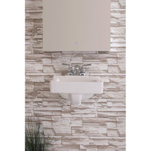Load image into Gallery viewer, WH1412W Vitreous China Rectangular Wall Mount Bathroom Sink with Overflow
