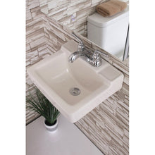 Load image into Gallery viewer, WH1412W Vitreous China Rectangular Wall Mount Bathroom Sink with Overflow
