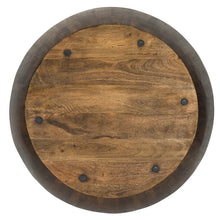 Load image into Gallery viewer, Vivienne Solid Wood Drum Coffee Table
