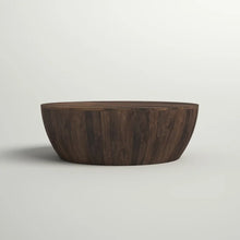 Load image into Gallery viewer, Vivienne Solid Wood Drum Coffee Table
