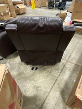 Load image into Gallery viewer, Brown Big and Tall Heavy Duty Faux Leather 8-Point Massage Recliner with Remote Control And Side Pocket

