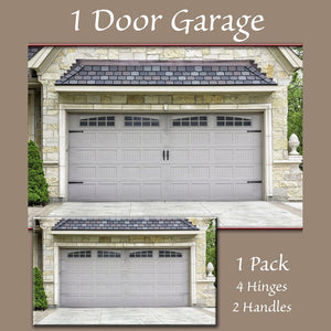 Voyles 6 Piece Decorative Garage Door Hinge Set GL432