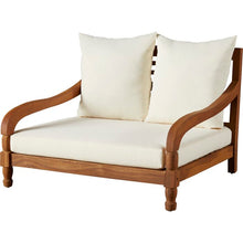Load image into Gallery viewer, Wiest Chaise Lounge with Cushion, Color: Teak Brown/ Brown, #6181
