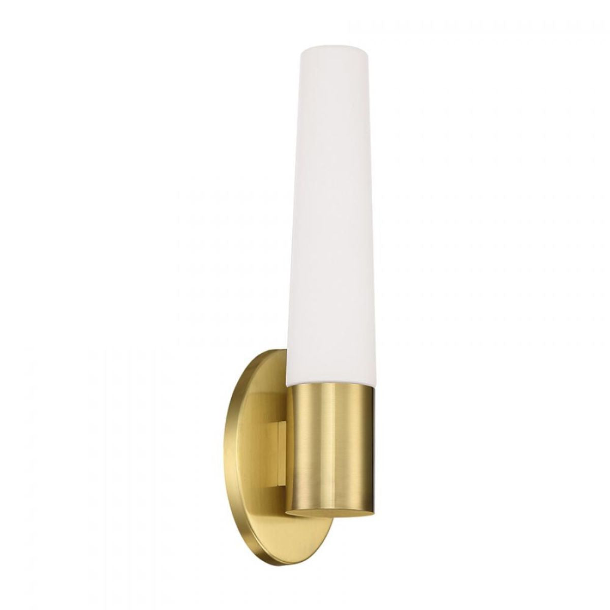 Tusk - 17 In. - LED Flush Mount Sconce - 3000K - Brass Finish
