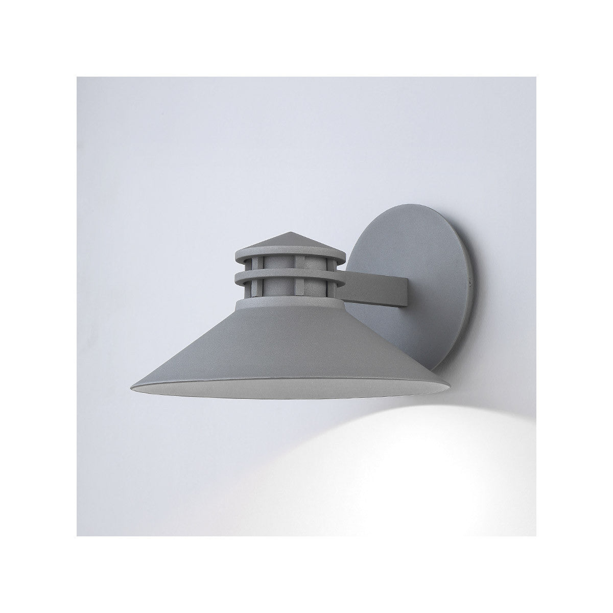 Sodor - 10 In - LED Outdoor Outdoor Armed Sconce - 560 Lumens - 3000K - Graphite