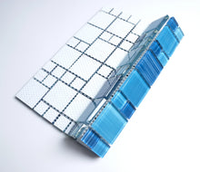 Load image into Gallery viewer, Swimming Pool Series Random Size Glass Mosaic Tile - Beachside Blue, 20 sq. ft. , 4 boxes
