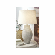 Load image into Gallery viewer, Waburn 28&quot; Ivory Standard Table Lamp
