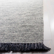 Load image into Gallery viewer, Waloo Chevron Handmade Flatweave Area Rug in Gray 3&#39; x 5&#39;
