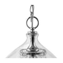 Load image into Gallery viewer, Warleigh 1 - Light Unique/Statement Teardrop Pendant with Crystal Accents
