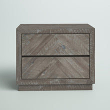 Load image into Gallery viewer, Warner 24&#39;&#39; Tall 2 - Drawer Nightstand in Rustic Latte
