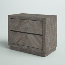 Load image into Gallery viewer, Warner 24&#39;&#39; Tall 2 - Drawer Nightstand in Rustic Latte
