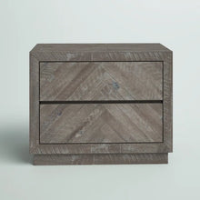 Load image into Gallery viewer, Warner 24&#39;&#39; Tall 2 - Drawer Nightstand in Rustic Latte
