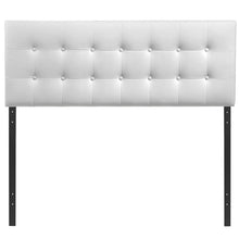 Load image into Gallery viewer, Warsaw White Upholstered Panel King Headboard (SB1380)

