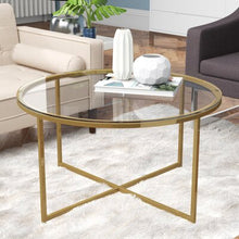 Load image into Gallery viewer, Wasser Cross Legs Coffee Table - 782CE
