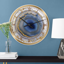 Load image into Gallery viewer, Water Agate Fashion Wall Clock Medium Size #1453HW
