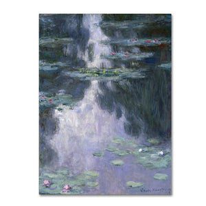 32" H x 24" W Water Lilies Nympheas 2 by Claude Monet - Wrapped Canvas Print MRM3163