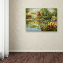 Load image into Gallery viewer, 24&quot; H x 32&quot; W x 2&quot; D Water Lilies by Victor Giton - Painting on Canvas
