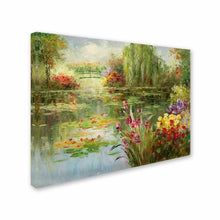Load image into Gallery viewer, 24&quot; H x 32&quot; W x 2&quot; D Water Lilies by Victor Giton - Painting on Canvas
