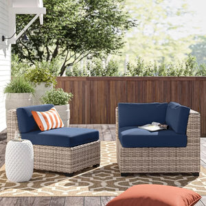 28" W x 28" D x 6" H Waterbury Outdoor Cushion Cover
