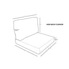 Load image into Gallery viewer, 17&quot; H x 28&quot; W x 6&quot; D Waterbury Sol 72 Outdoor™ Outdoor Cushion Cover, SET OF 6
