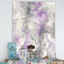 Load image into Gallery viewer, Watercolor Minimal Purple Tones III - Wrapped Canvas Painting, 40" H x 30" W x 1.5" D
