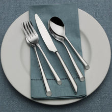 Load image into Gallery viewer, Wave 42 Piece Flatware Set, Service for 8
