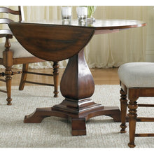 Load image into Gallery viewer, Waverly Place Drop Leaf Solid Wood Pedestal Dining Table
