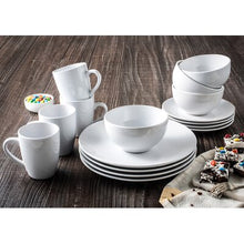 Load image into Gallery viewer, Wayfair Basics 16 Piece Dinnerware Set, Service for 4 White 632CDR
