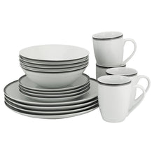 Load image into Gallery viewer, Wayfair Basics 16 Piece Porcelain Dinnerware Set, Service for 4 MRM1127
