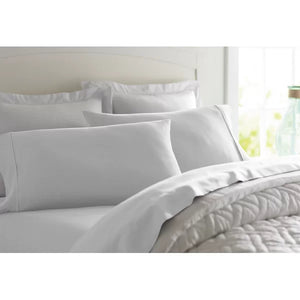 Queen White Wayfair Basics® 1800 Series Microfiber Sheet Set, 4pc sheet set
