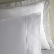 Load image into Gallery viewer, Queen White Wayfair Basics® 1800 Series Microfiber Sheet Set, 4pc sheet set
