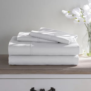 Queen White Wayfair Basics® 1800 Series Microfiber Sheet Set, 4pc sheet set
