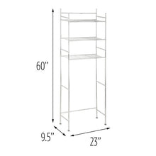 Load image into Gallery viewer, Chrome Wayfair Basics Over the Toilet Storage, #6464
