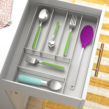 Load image into Gallery viewer, Flatware &amp; Kitchen Utensils Drawer Organizer, EC1076
