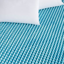 Load image into Gallery viewer, 3&quot; Blue Gel Memory Foam Mattress Topper- CAL - King #9253
