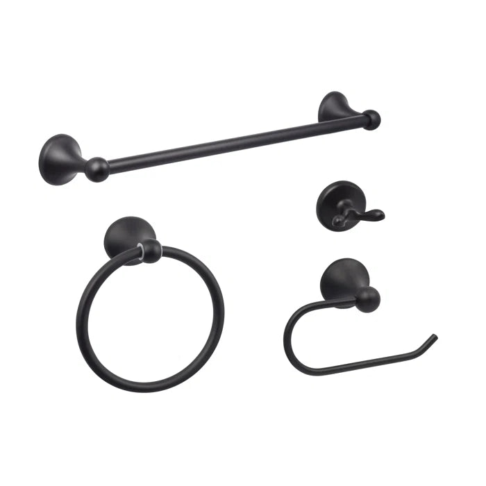 4 - Piece Bathroom Hardware Set